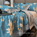 Borong murah dibasuh Tencel Comforter tempat tidur set